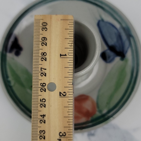 Cranberry Pottery BC Canada Stoneware Candleholder - Picture 12 of 16